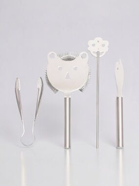 Wmf Faces Stainless Steel 4-Piece Bar Set
